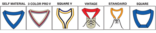 Hockey Jersey Necking Options